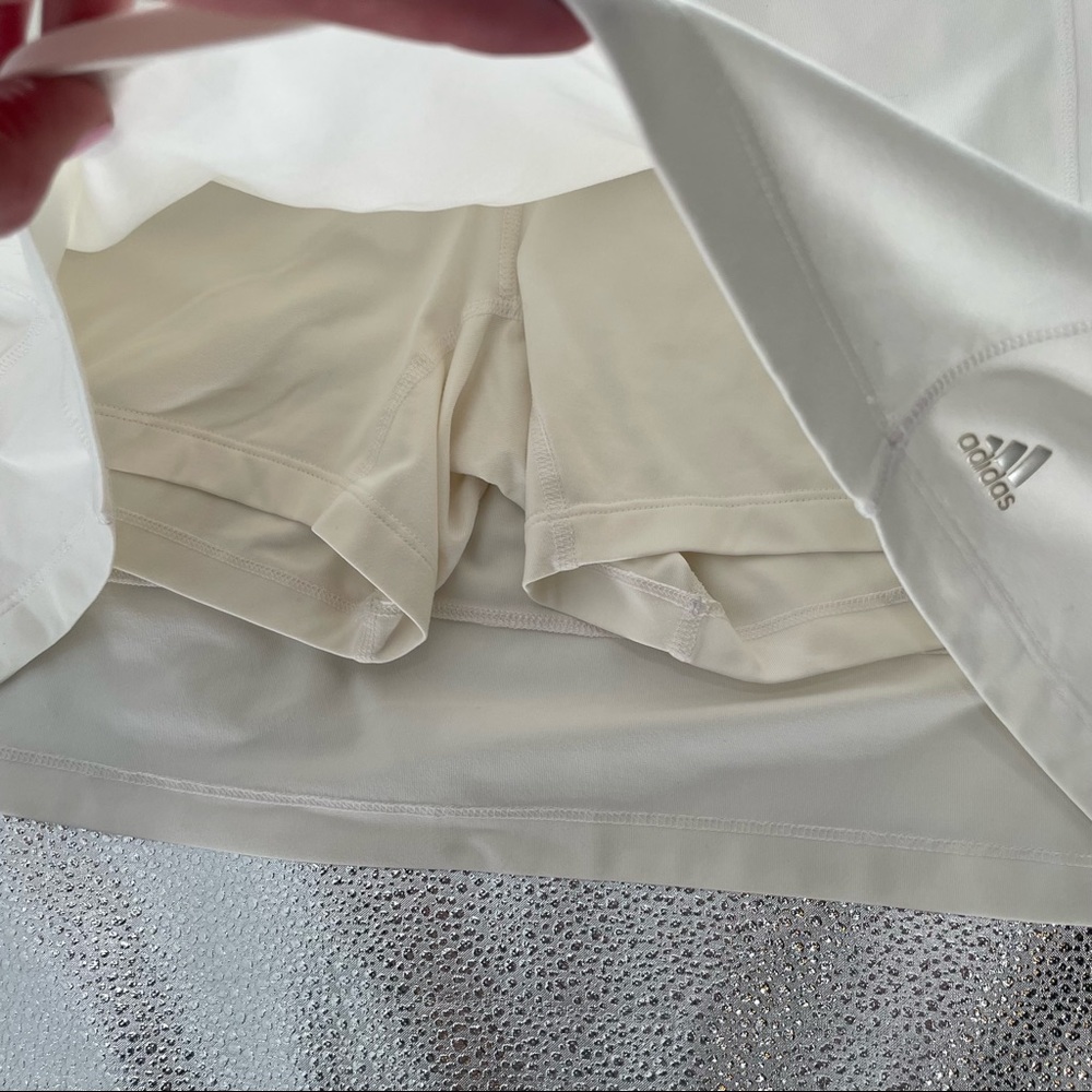 adidas Cream Athletic Skort - Picture 2 of 4